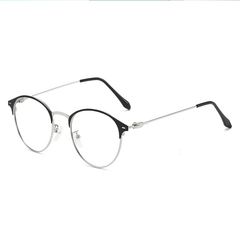 Round Frame Sunglasses Anti Light Glasses Photochromic Lens Eyewear