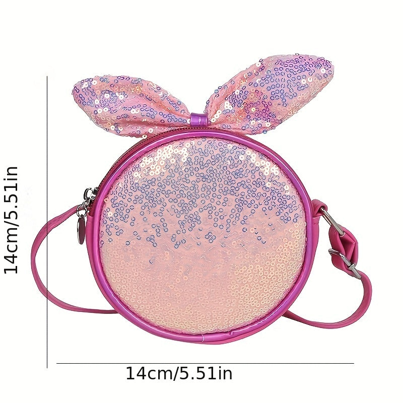 Glitter Crossbody Bag Colorful Coin Purse Mini Shoulder Bag For Girls