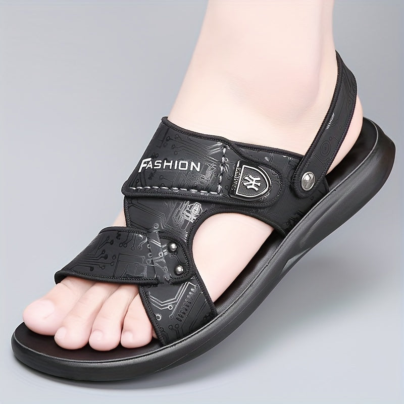 Men's Non Slip Sandals Quick Drying Comfy Slides Beach Shoes