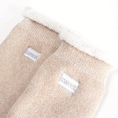 3 Pairs Fuzzy Crew Socks Warm & Comfy Women's Stockings