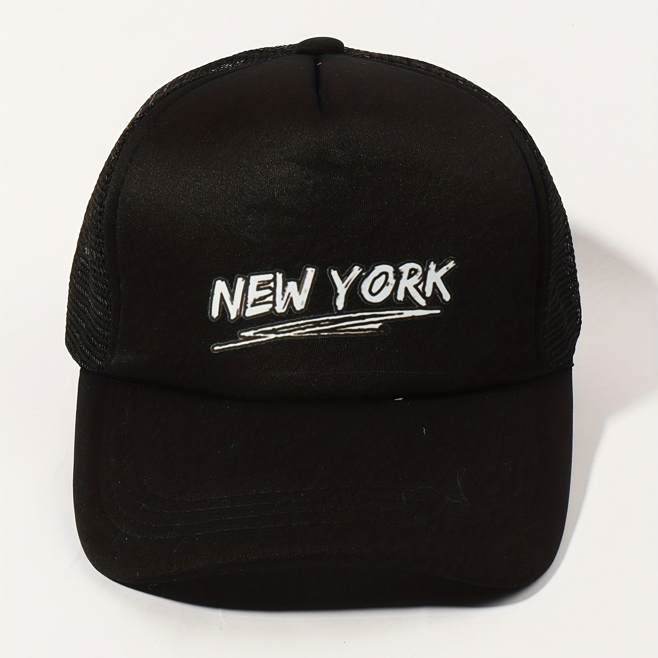 YORK Printed Trucker Hat Baseball Cap Adjustable Mesh Sunshade Dad Hat