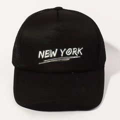 YORK Printed Trucker Hat Baseball Cap Adjustable Mesh Sunshade Dad Hat