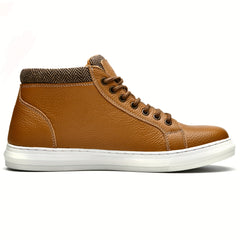 Men's Leather Stitch Ankle Boots Wear Resistant Non Slip Riding