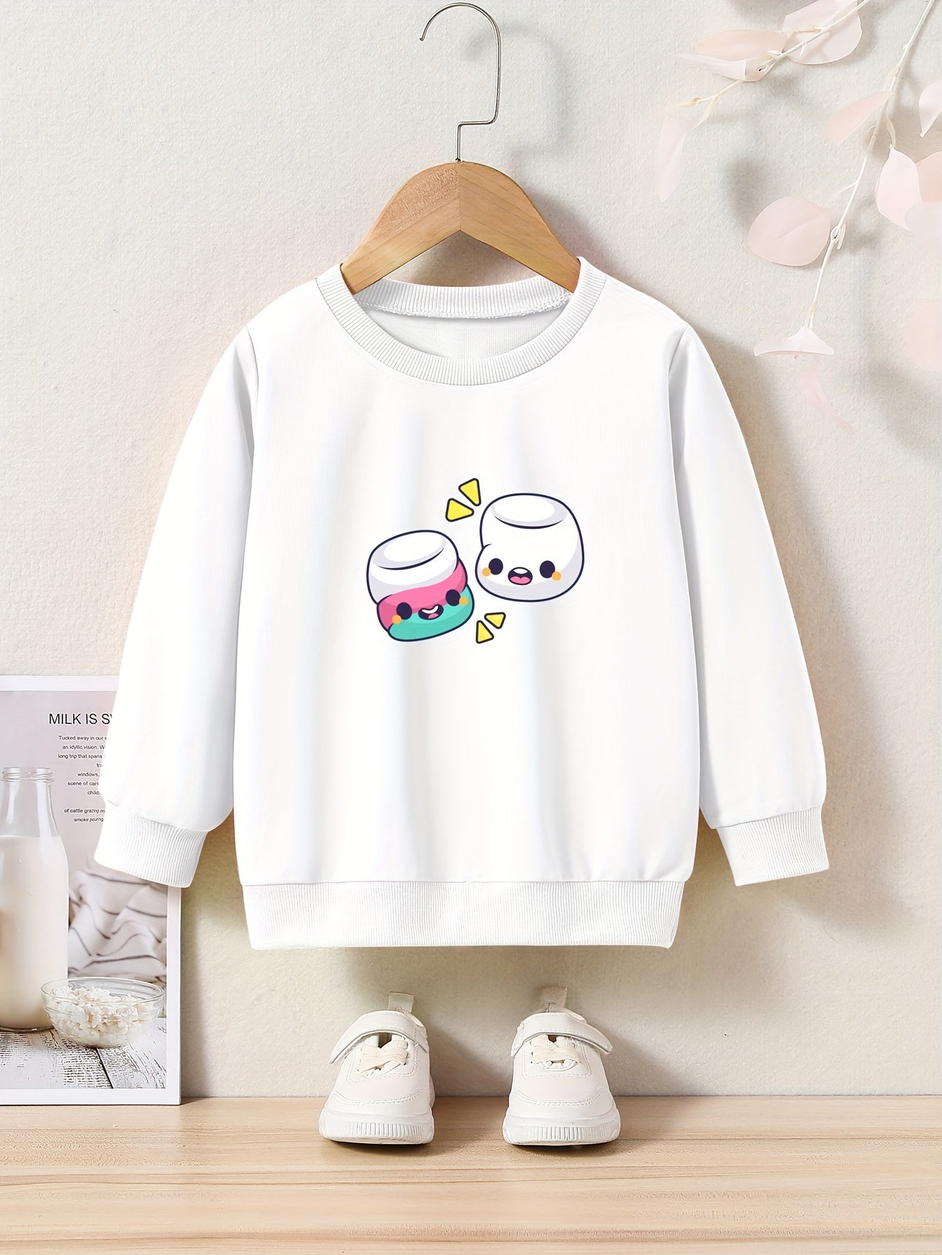 OERYUI Kids Cartoon Graphic Sweatshirt Comfy Pullover Gift Christmas