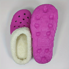 Women's Winter Plush Outwear Clogs - Warm & Stylish