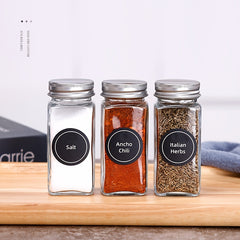 Round Spice Jar Labels 126pcs Waterproof Self-Adhesive