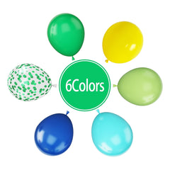 60pcs Confetti Balloon Set Forest Theme Party Decoration