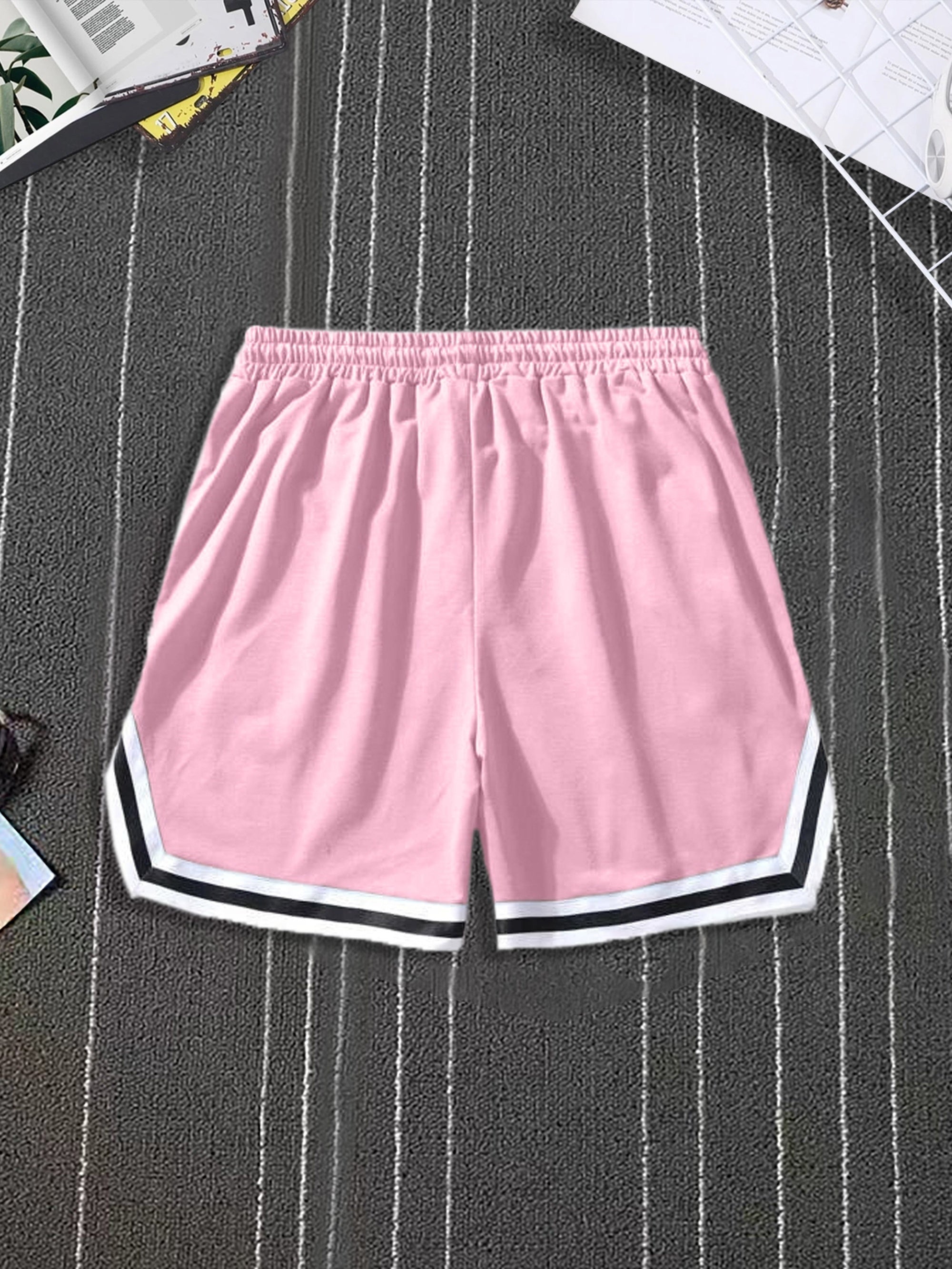 Comfy Active Shorts Men's Stretch Waist Drawstring Shorts