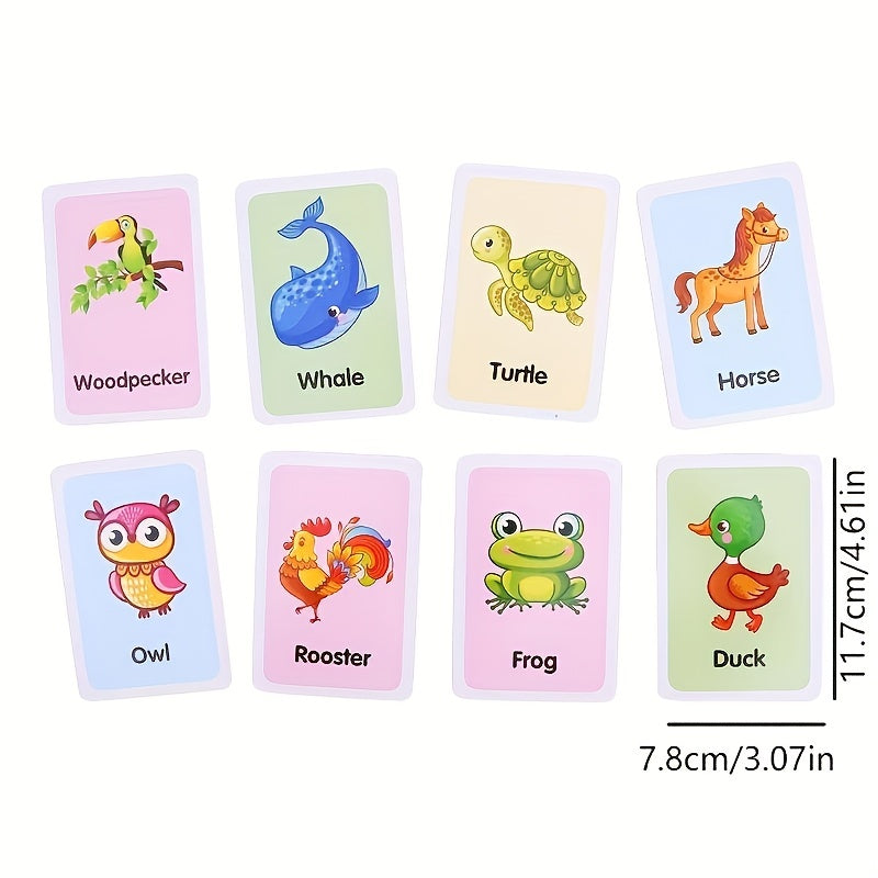 Colorful Word Recognition Flash Cards for Kids