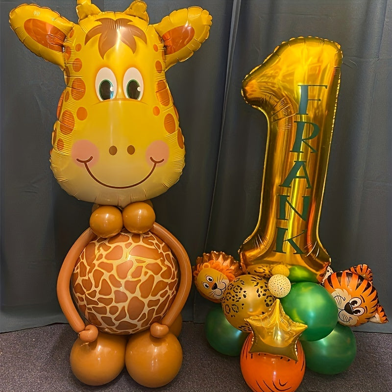 4D Forest Animal Balloon Set - Party Decoration Balloon Set
