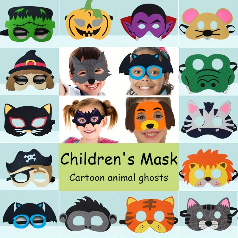 7pcs Children's Halloween Mask Birthday Party Performance