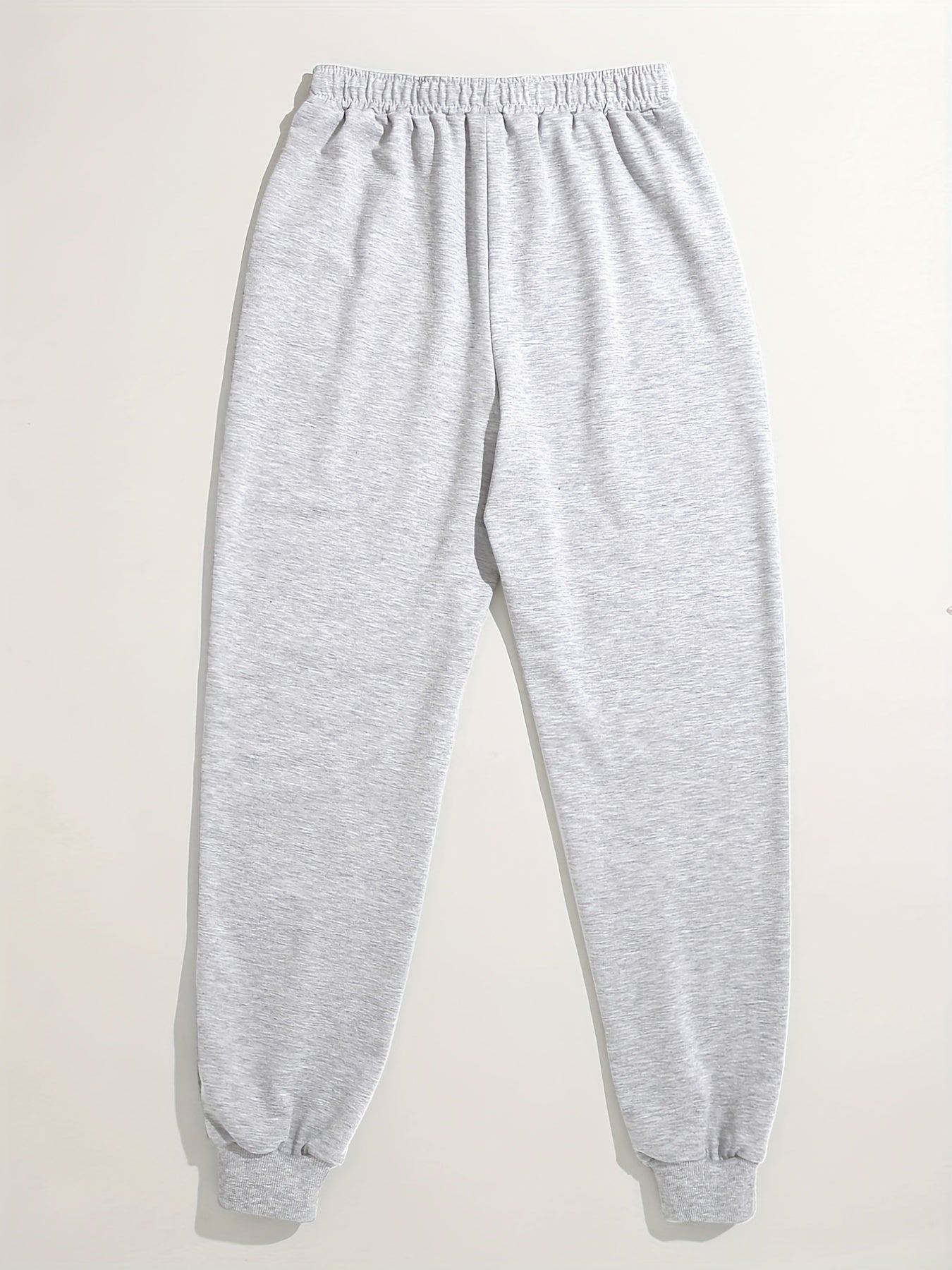 Dog Footprints Print Drawstring Pants Casual Loose Jogger Pants