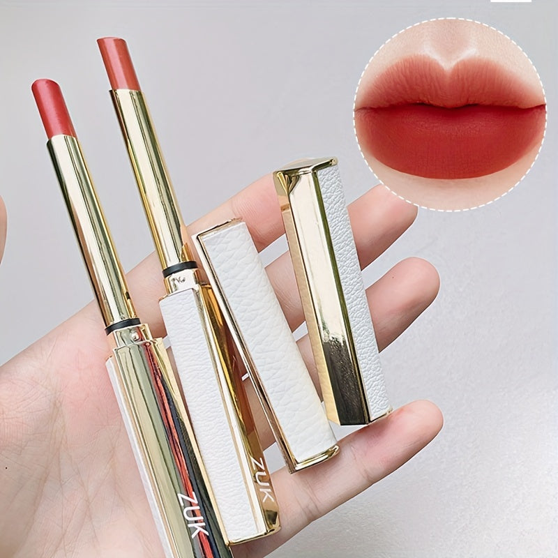 Golden Tube Matte Long Lasting Waterproof Nude Lipstick