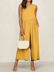 Sexy Backless Wide Leg Jumpsuit for Women
