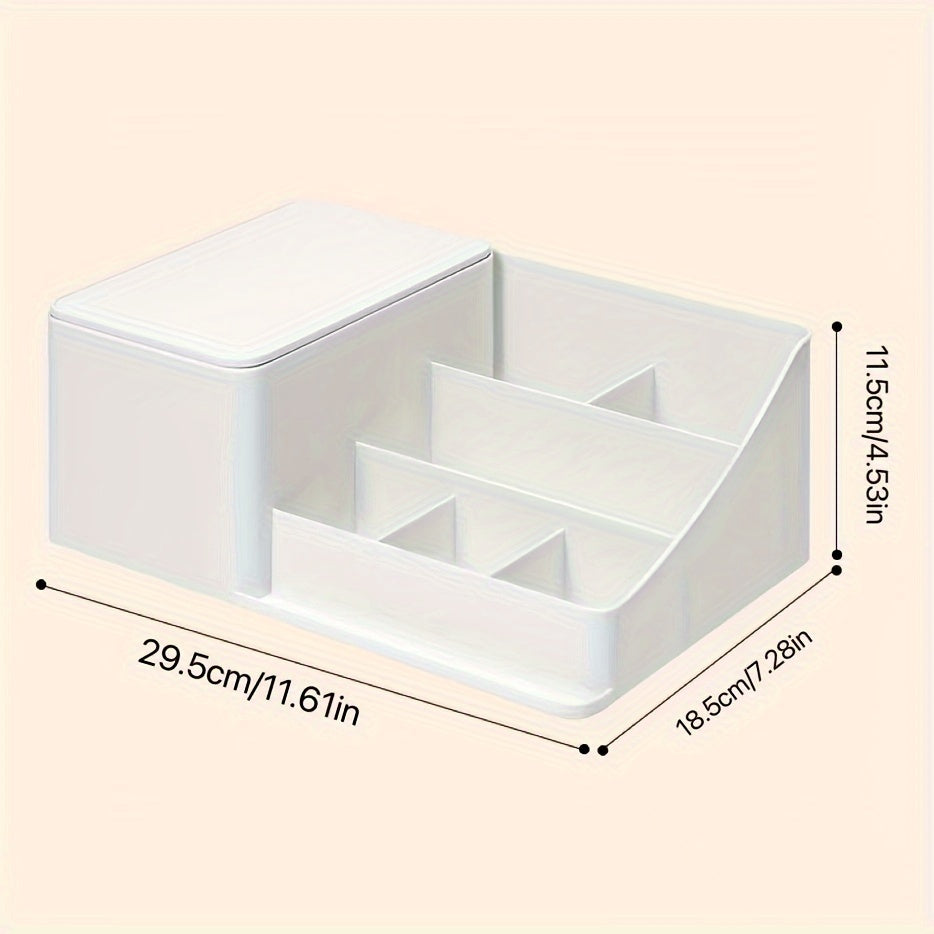 Desktop Storage Box with Drawer Office Desk Debris Sorting Box