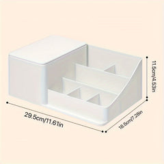 Desktop Storage Box with Drawer Office Desk Debris Sorting Box