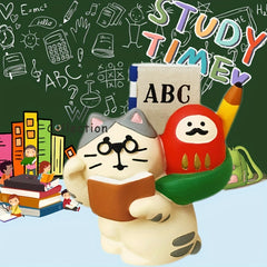 Hand Drawn Micro Scene Good Luck Cat Collection Series Desktop Ornament