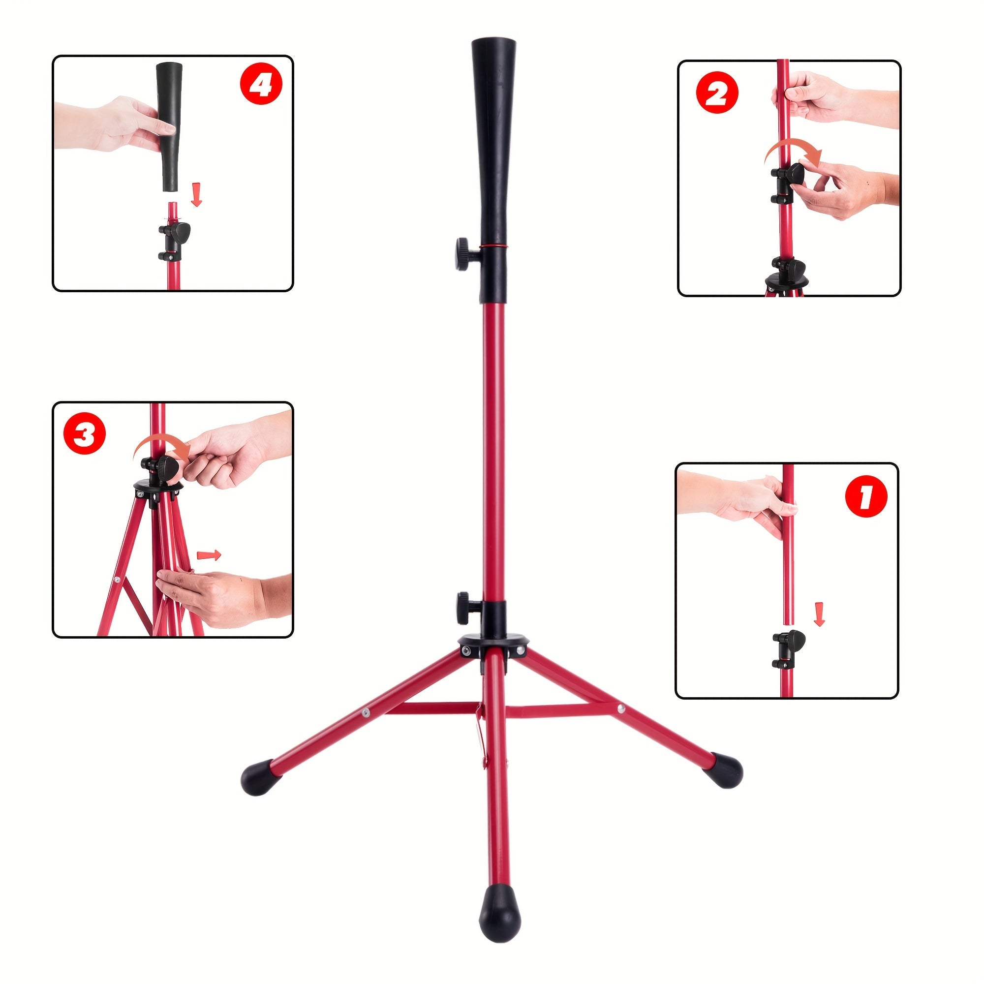 Adjustable Softball Batting Tee for Baseball Teeball & Softball Stand