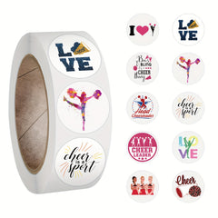 500pcs Colorful Cheer Waterproof Stickers for Scrapbook Journal