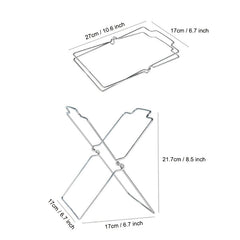 Stainless Steel Garbage Rack for Countertop Bathroom Bedroom Organization