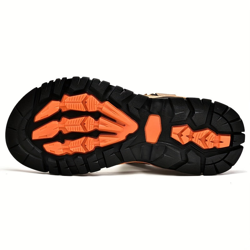 Men's Open Toe Outdoor Sandals with Non-Slip Sole
