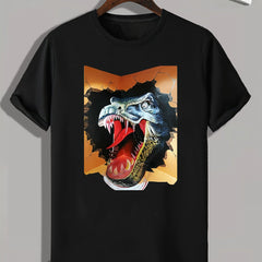 Dinosaur 3d Print Men's Graphic T shirt Casual Comfy Tees For Summer