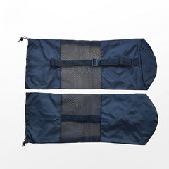 Portable Yoga Mat Storage Bag Drawstring Fitness Mesh Bag