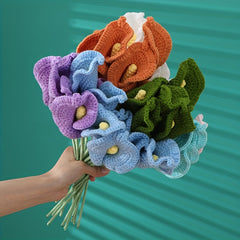 Creative Crochet Wool Eternal Calla Lily Flower Handicraft Gift
