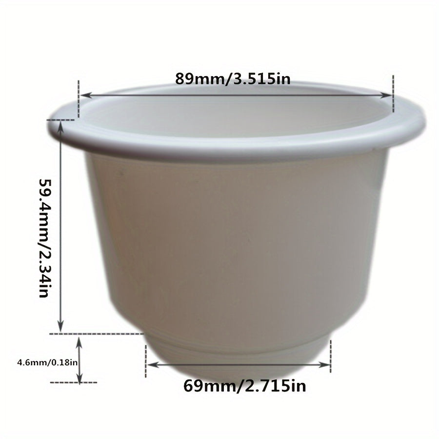 4pcs Plastic Cup Holder for Boat Car Marine RV Yacht Chair