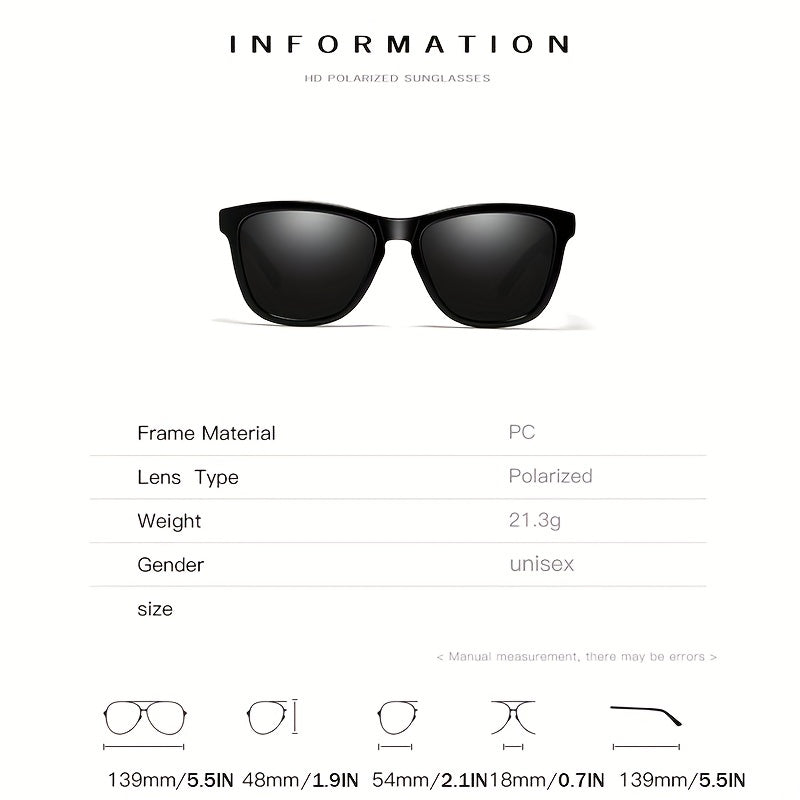 Men's Polarized Sunglasses UV400 Protection with Case