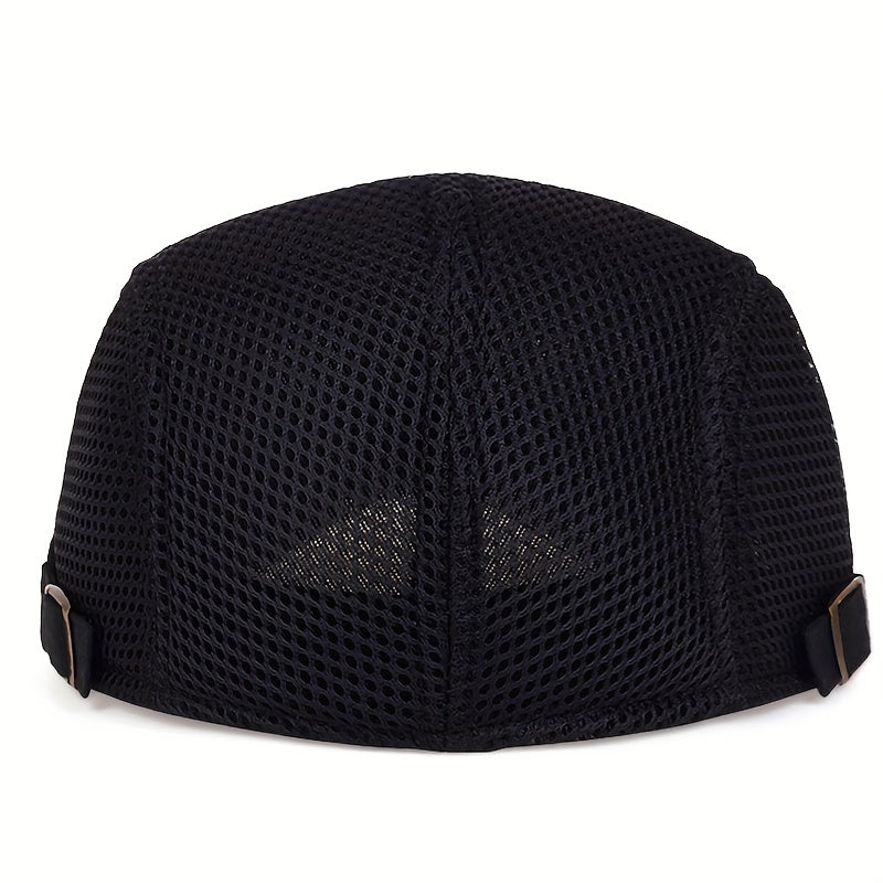 Men's Mesh Beret Hat Breathable Summer Hat