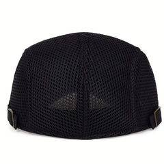 Men's Mesh Beret Hat Breathable Summer Hat