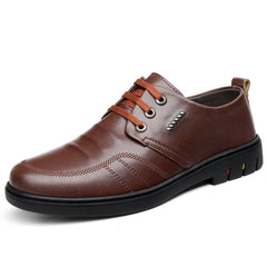 Men's Leather Derby Shoes Lace Up Business Formal