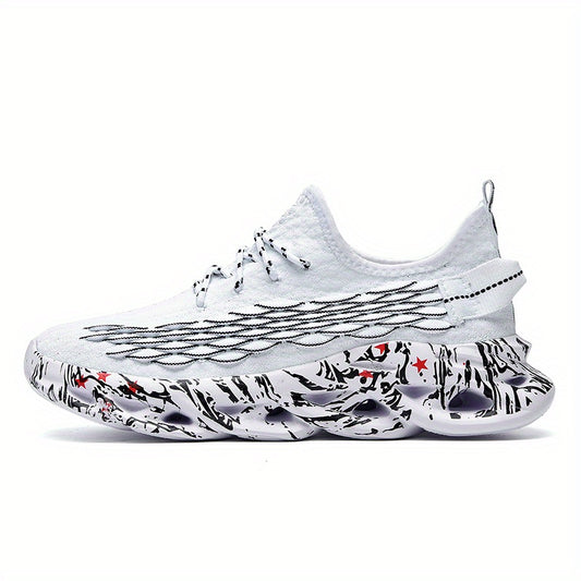 Men's Knitted Lightweight Running Shoes Spring Summer