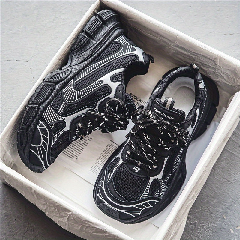 Men's Mesh Chunky Sneakers Dad Shoes Athletic Shoes