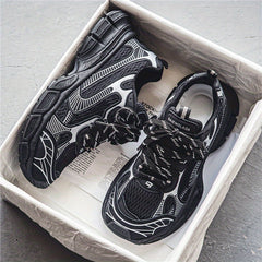 Men's Mesh Chunky Sneakers Dad Shoes Athletic Shoes