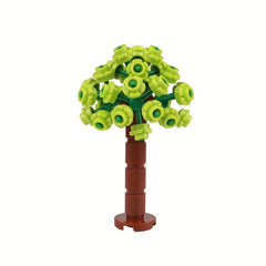 DIY Hydrangea City Street Garden Scene Decorative Set Creative MOC Assembly Toy