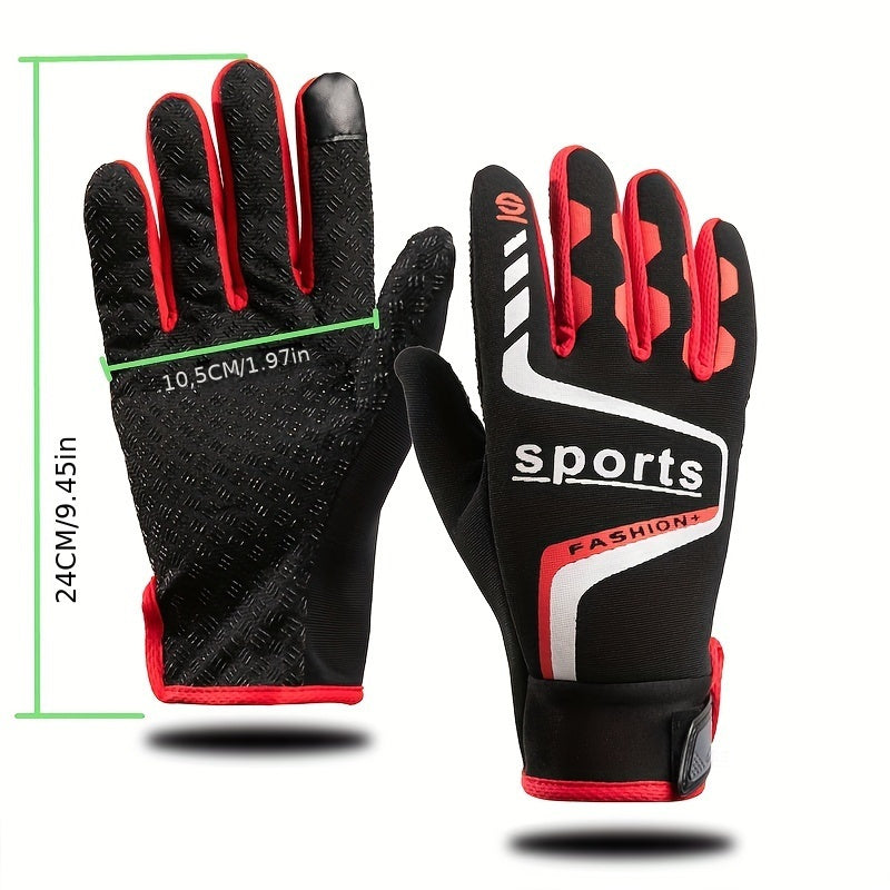 Winter Cycling Sports Gloves Non-slip Touch Screen Warm Gloves