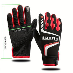 Winter Cycling Sports Gloves Non-slip Touch Screen Warm Gloves