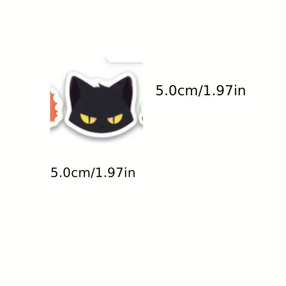 100pcs Cat Sticker Waterproof Coffee Cup Notebook Toy Car Sticker