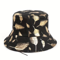 Bucket Hat Feather Version Bronzing Sunshade All match Sunscreen