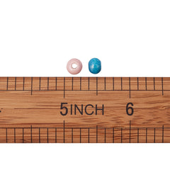 300pcs Round Natural Wood Beads 5-6x6-7mm Hole 2-3mm