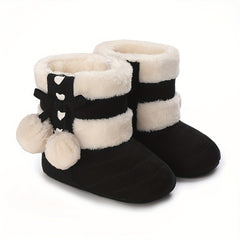 Soft Warm Cartoon Boots for Girls | Indoor Walking Boots