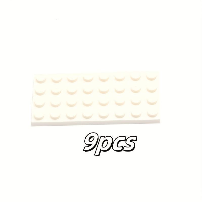 9pcs 4x8 Classic Base Plates Building Blocks Creative Basic Accessories Plate