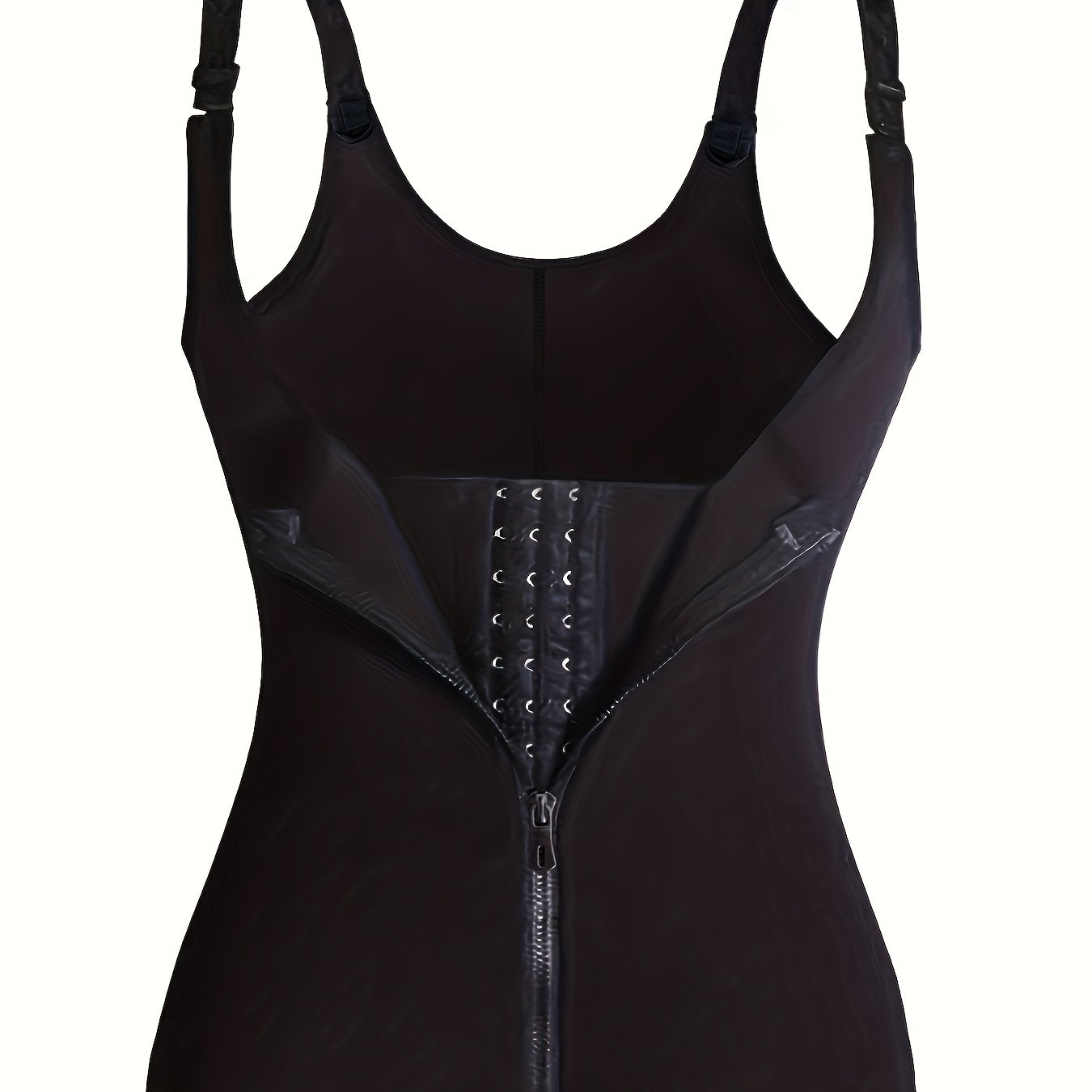 Tummy Control Shapewear Tank Top Zipper Open Bust Corset