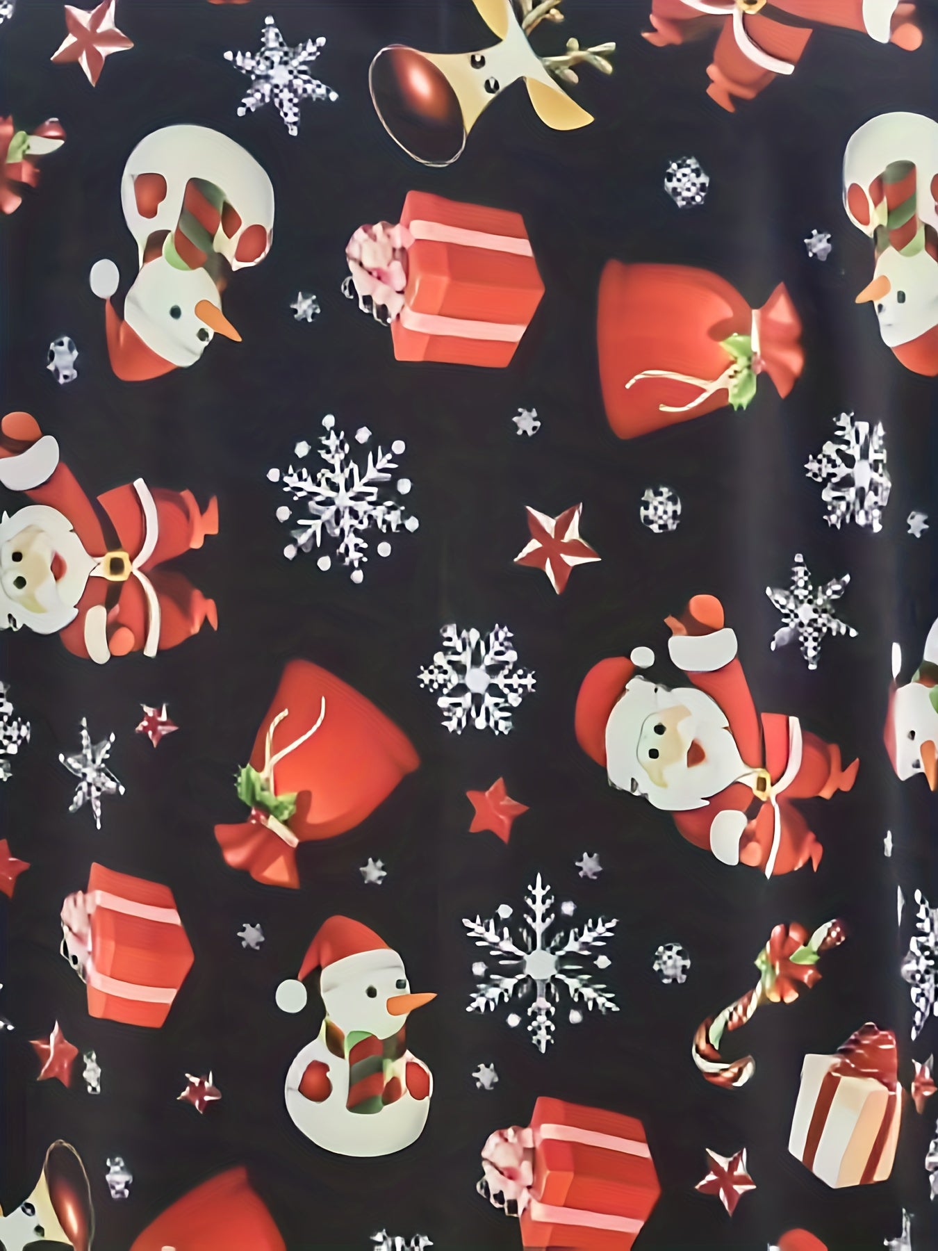 Christmas Casual Cardigan Women's Plus Graphic Print