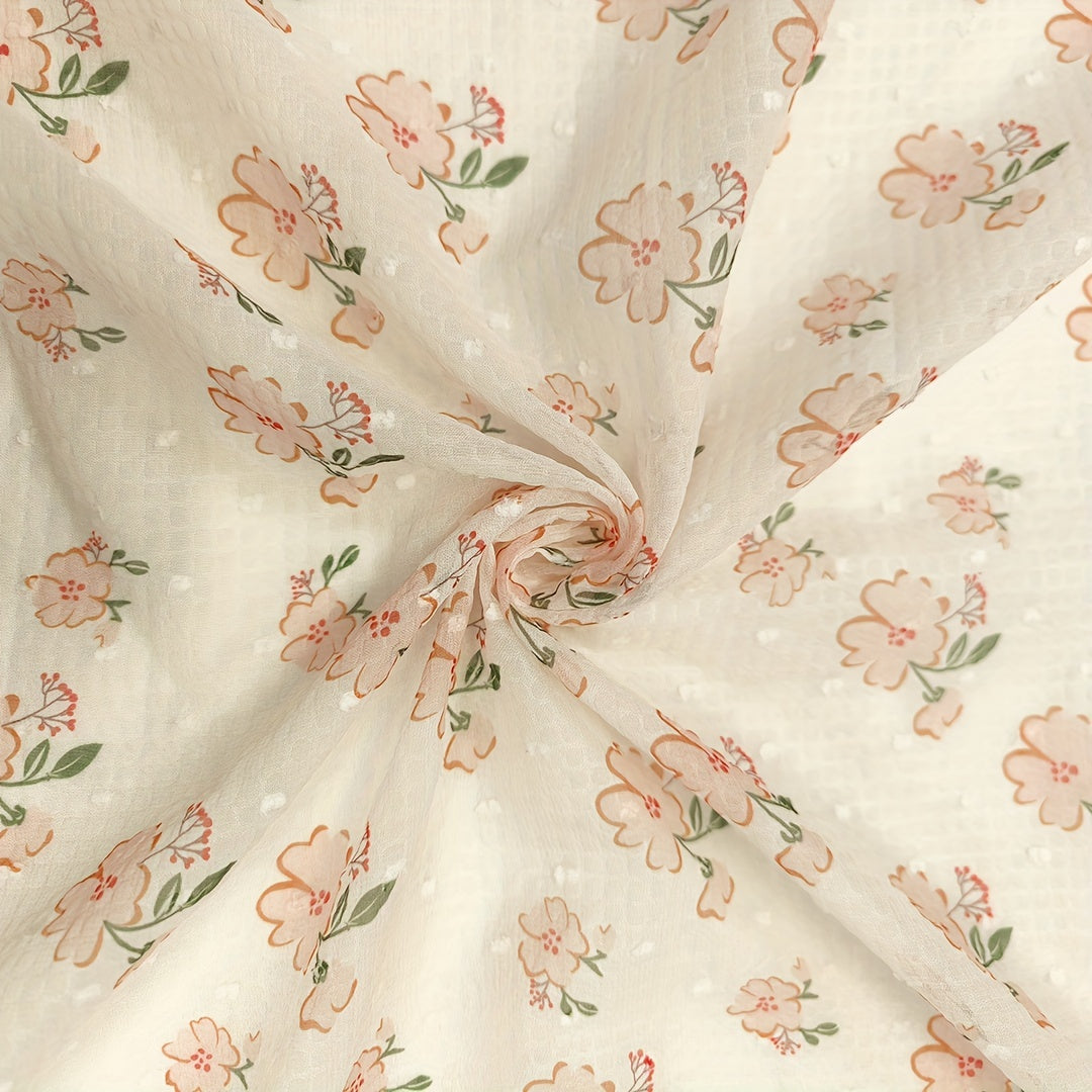 1yd Chiffon Fabric Comfortable and Breathable DIY Clothes Pants Dress Fabric