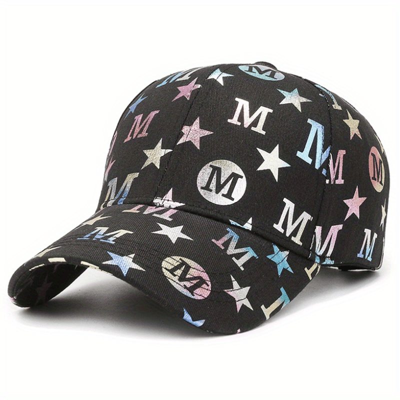 Letter Printed Baseball Cap Cotton Hip Hop Sunshade Dad Hat