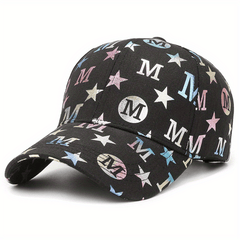 Letter Printed Baseball Cap Cotton Hip Hop Sunshade Dad Hat