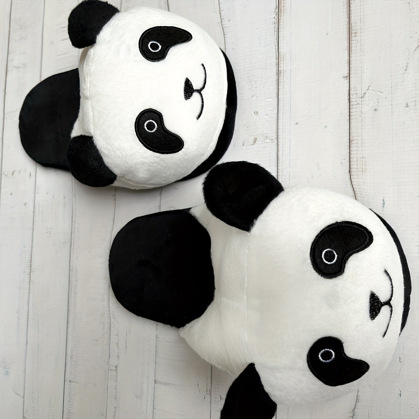 Women's Cartoon Animal Novelty Slippers Round Toe Fluffy Non-slip Home Shoes